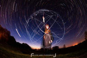 Richard Jarmy Photography Startrail with Harry Potter and Doctor Who