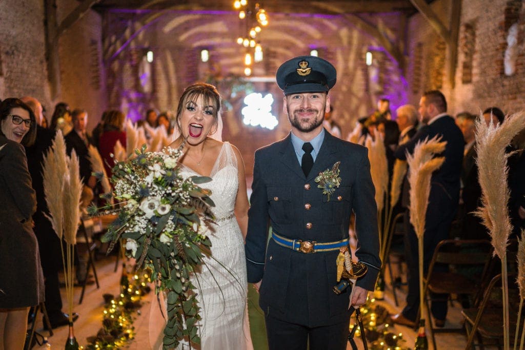 Lucy & James Wedding Day - Waxham Barns Newlyweds