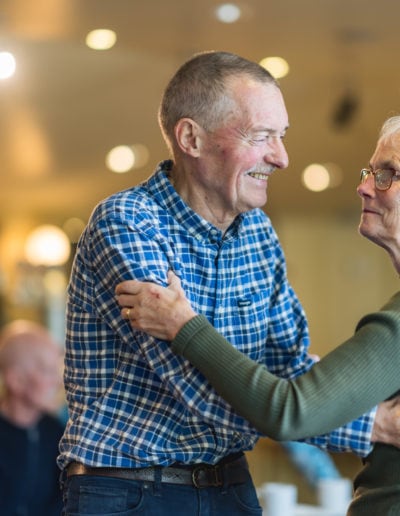 Norwich Theatre & English Touring Opera - Husband and Wife having a dance during a creative music workshop for dementia sufferers